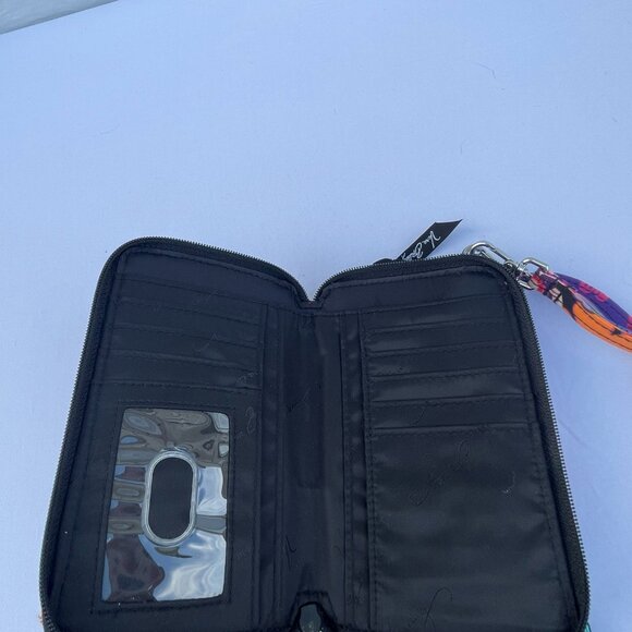 Vera Bradley's All in One Crossbody Bag Wristlet Wallet Floral Fiesta - Picture 8 of 8